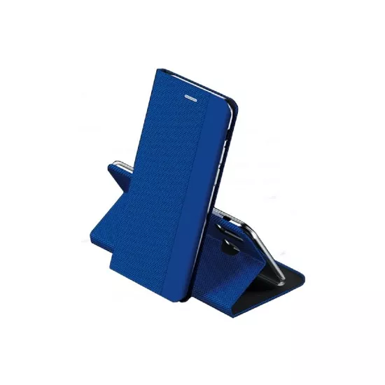 Husă tip carte Helmet Flip pentru Oppo A72, Blue