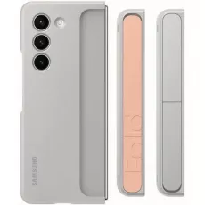 Husa Case with strap pentru Samsung Galaxy Z Fold 5, Sand grey
