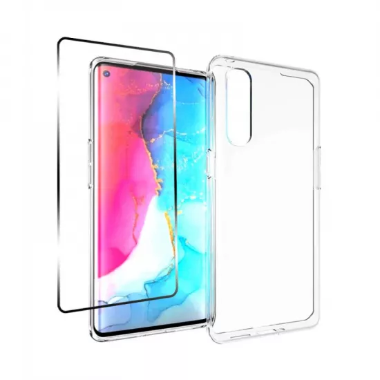 Чехол Helmet TPU Light Series для Oppo Find X2, Clear