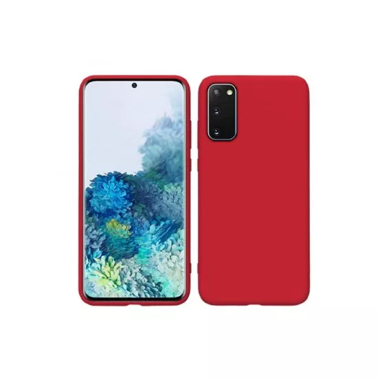 Husa Helmet TPU Liquid pentru Samsung Galaxy S20 FE, Red