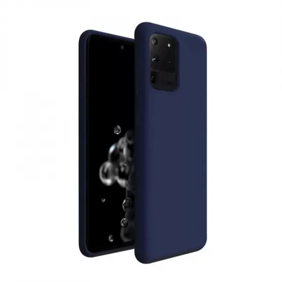 Husa Helmet TPU Liquid pentru Samsung Galaxy S20 Ultra, Dark Blue