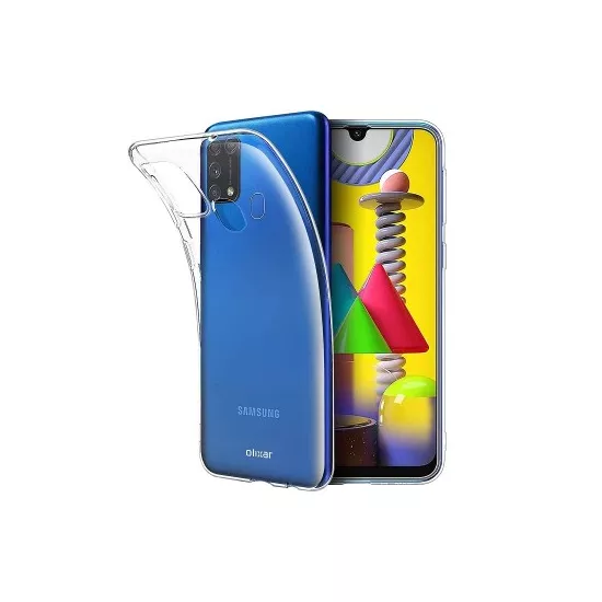 Husa Screen Geeks TPU Light Series pentru Samsung Galaxy M31, Clear