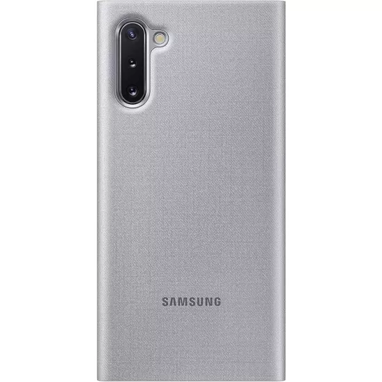 Husa Samsung LED Cover pentru Samsung Galaxy Note 10, Silver