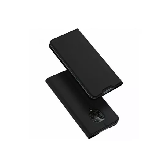Husă tip carte Xcover Flip eco leather pentru Xiaomi Redmi Note 9s/9 Pro, Black