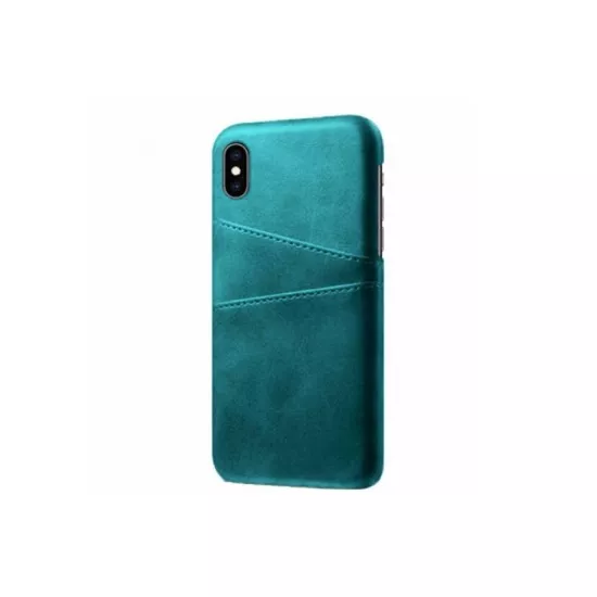 Husa Helmet TPU Leather Wallet pentru Xiaomi Redmi Note 9s/9 Pro, Green
