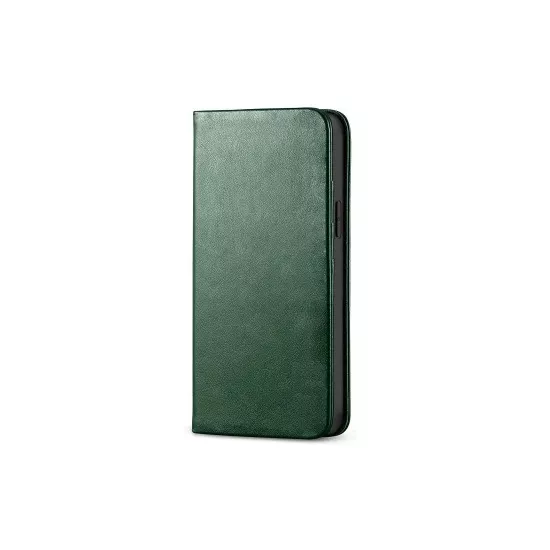Husă tip carte Screen Geeks Flip pentru Xiaomi Redmi Note 9, Dark Green