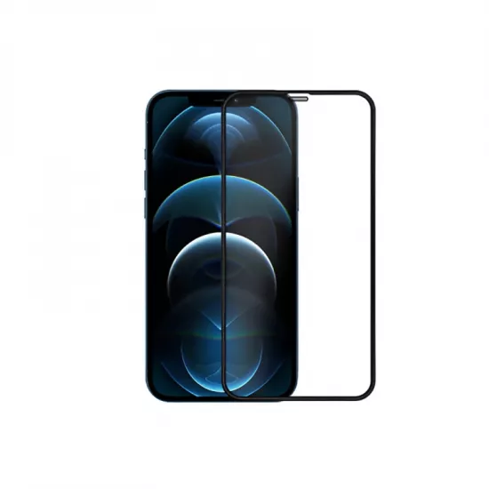 Sticlă de protecție Helmet Black 4D pentru Apple iPhone 12 Pro Max
