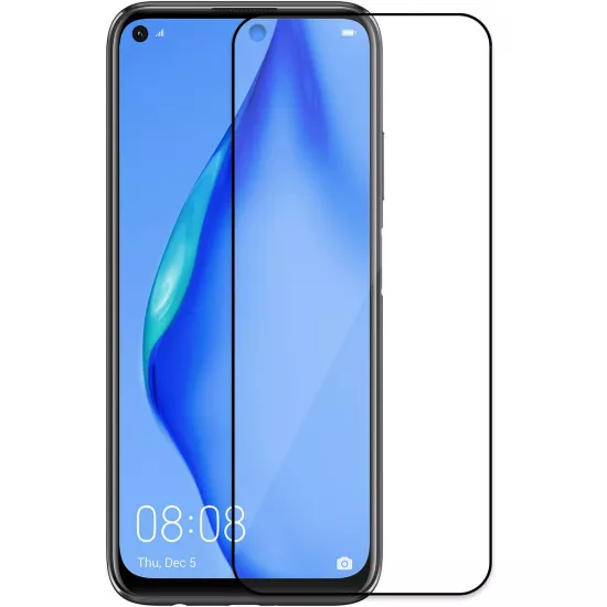 Защитное стекло Helmet Black 4D для Huawei P40 Lite E