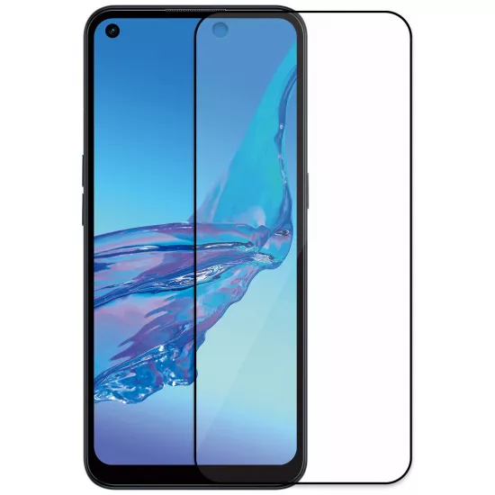 Защитное стекло Helmet Black 4D для Oppo A53