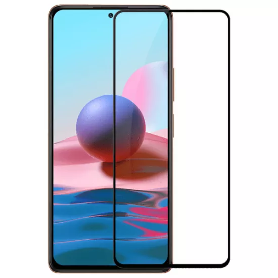 Защитное стекло Helmet Black 4D для Xiaomi Redmi Note 10/10s