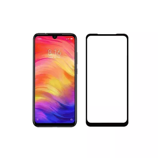 Sticlă de protecție Helmet Black 4D pentru Xiaomi Redmi Note 8
