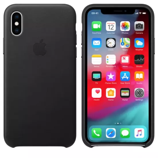 Чехол Senno PC Leather Wallet для iPhone X/Xs, Black