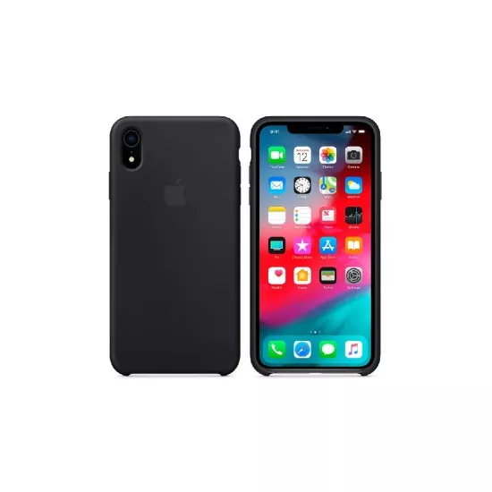 Husa Senno Flip Rubber pentru iPhone XR, Black