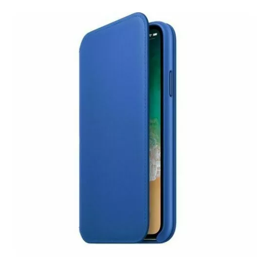 Чехол книжка Senno Flip eco leather для iPhone XS Max, Dark Blue