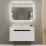 Комплект мебели для ванной Bayro Etna Duo подвесной 100, Белый Мат (123962_120993/124188)