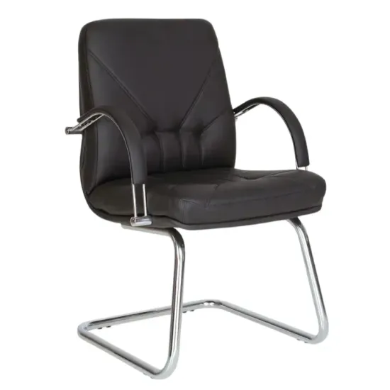 Scaun Nowy Styl Manager CF LB STEEL CHROME ECO-30, Black