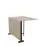 Masa de birou Fold 2, 138x100 cm, Black