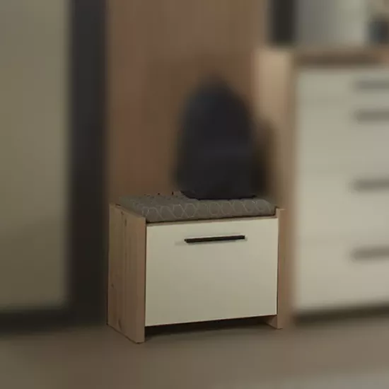 Tumbă pentru încălțăminte Ambianta Solaris, Artisan/Crem