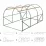 Садовая теплица GardenLine TUN5583 4x2.5x2m, 140 g/m3