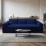 Canapea dreaptă Bafimob Loft Premium, Albastru