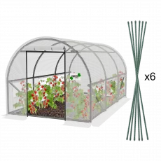 Садовая теплица GardenLine TUN5569 3x2x2m, 140 g/m3, Ø 19 mm, толщина 0.6 mm