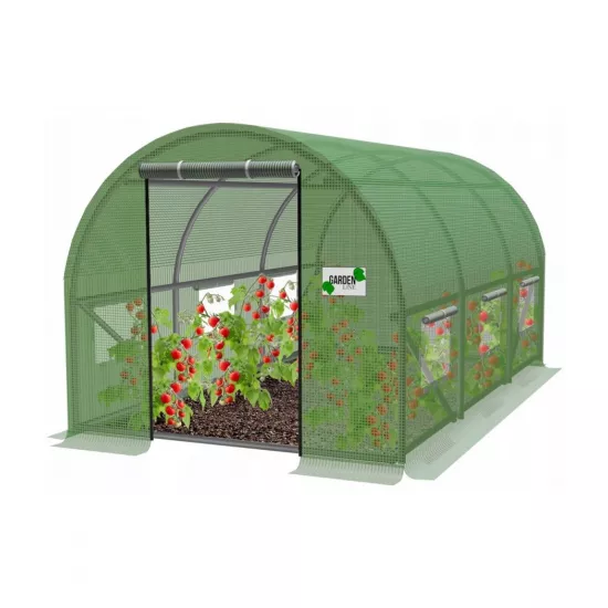 Садовая теплица GardenLine TUN5576 3,5x2x2m, 140 g/m3, Ø 19 mm, толщина 0.6 mm