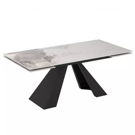 Masă pentru bucătărie Magnus Monza 90x180/220/260, Frost