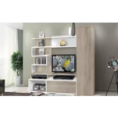 Гостиная Modern Bari (195 см), White/Craft Oak Gray