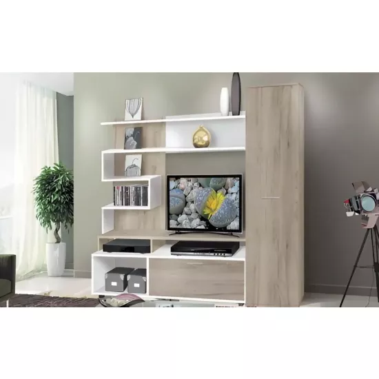 Гостиная Modern Bari (195 см), White/Craft Oak Gray