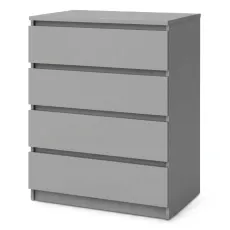 Comodă Fabrik Home Havana 4, 80x38.5x102.5 cm, Grey mouse