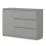 Comodă Fabrik Home Havana 3 sertare + 1 usa, 120x38.5x86 cm, Gri