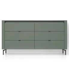 Comodă Fabrik Home Velori, 163x38x81 cm, Green