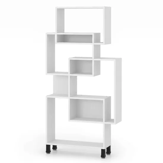 Raft Fabrik Home Josse, 90x25x181 cm Frasin alb