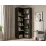 Стеллаж угловой Fabrik Home Hardy, 52x52x200 см, Черный ясень