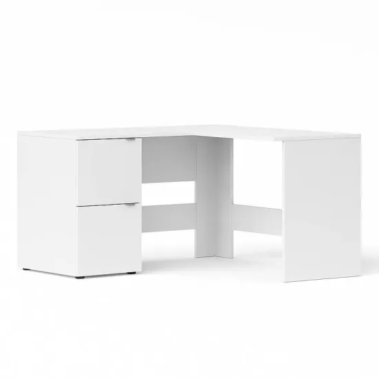 Стол письменный Fabrik Home Mateo угловой, 130x130 см, белый ясень