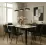 Masă pentru bucătărie Fabrik Home Crown, 140x90 cm extensibilă, Frasin alb/Antracit