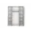 Dulap Fabrik Home Marshal, 183x55x209 cm, Alb/Alb