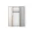 Dulap Fabrik Home Marshal, 183x55x209 cm, Alb/Alb