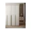 Dulap Fabrik Home Marshal, 183x55x209 cm, Alb/Alb