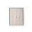 Шкаф Fabrik Home Marshal, 183x55x209 см, Белый/Кашемир