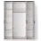 Шкаф Fabrik Home Marshal, 183x55x209 см, Белый/Кашемир