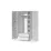 Шкаф Fabrik Home Linia, 160x50x200 см, Белый/Белый ясень