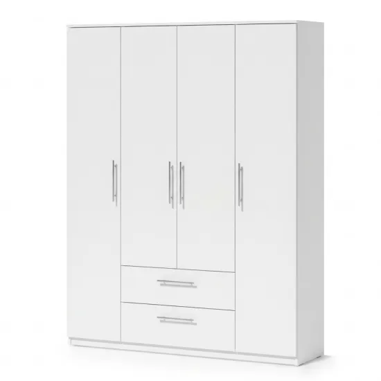 Шкаф Fabrik Home Linia без зеркал, 160x50x200 см, Белый ясень