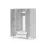 Шкаф Fabrik Home Linia без зеркал, 160x50x200 см, Белый ясень