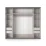 Dulap-cupeu Fabrik Home Oslo 1 oglindă, 240x60x216 cm, Casmir