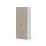 Dulap Fabrik Home Hardy cu 2 usi, 90x55x220 cm, Lut Gri/Alb