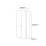 Dulap Fabrik Home Hardy cu 2 usi, 90x55x220 cm, Lut Gri/Alb