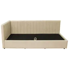 Pat copii Avanti Olvia, dreapta, 90x200 cm, Beige