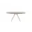 Стол обеденный Avanti Ursa, 125x80 см раскладной, Dark Travertine Matt