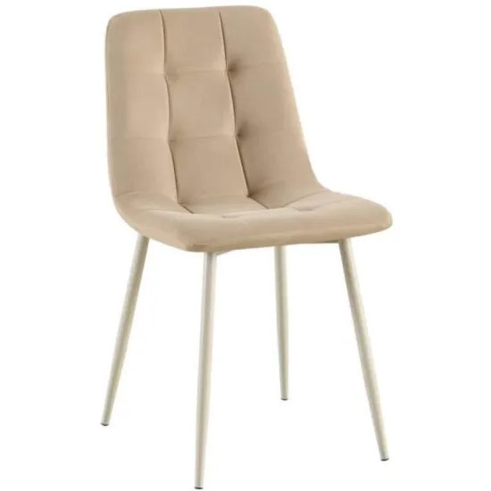 Scaun Avanti Ted 20A17GRY-06, Grey Beige Velvet
